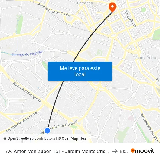 Av. Anton Von Zuben 151 - Jardim Monte Cristo Campinas - SP 13051-145 Brasil to Esamc map