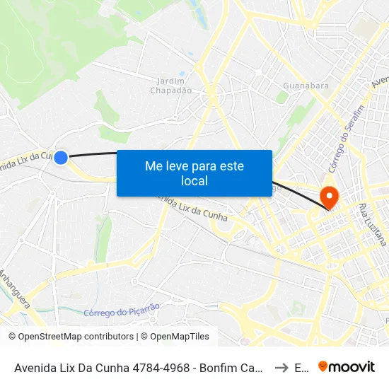 Avenida Lix Da Cunha 4784-4968 - Bonfim Campinas - São Paulo República Federativa Do Brasil to Esamc map