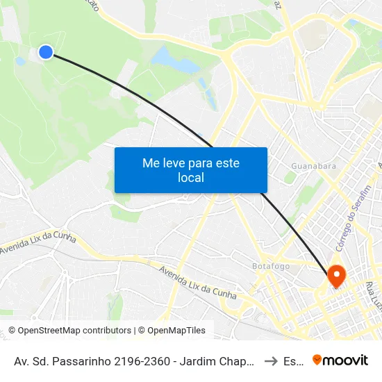 Av. Sd. Passarinho 2196-2360 - Jardim Chapadao Campinas - SP Brasil to Esamc map