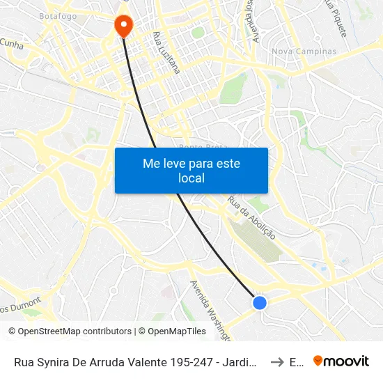 Rua Synira De Arruda Valente 195-247 - Jardim Dos Oliveiras Campinas - SP 13044-260 Brasil to Esamc map