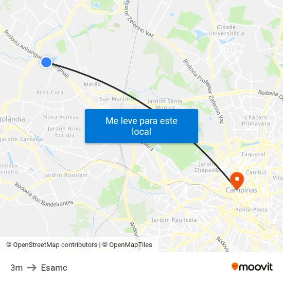 3m to Esamc map