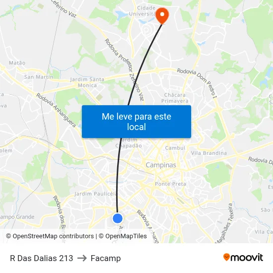 R Das Dalias 213 to Facamp map