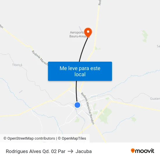 Rodrigues Alves Qd. 02 Par to Jacuba map