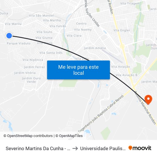 Severino Martins Da Cunha - Qd. 09 Par to Universidade Paulista - Unip map