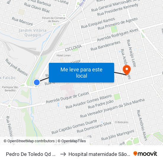 Pedro De Toledo Qd 05 Par to Hospital maternidade São Lucas map