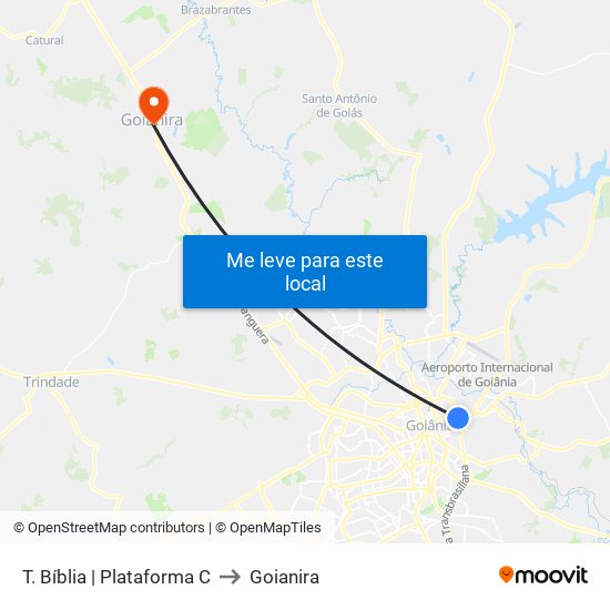 T. Bíblia | Plataforma C to Goianira map
