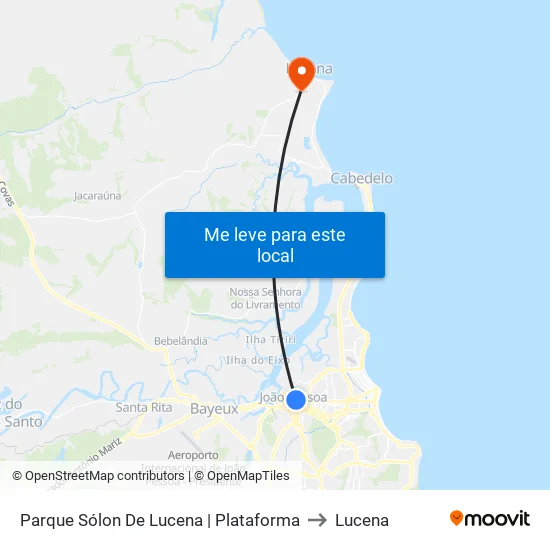 Parque Sólon De Lucena | Plataforma to Lucena map