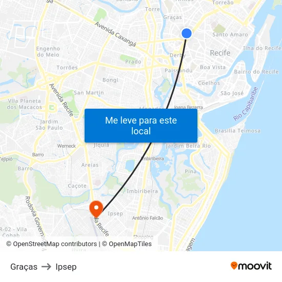 Graças to Ipsep map