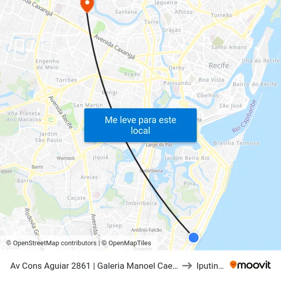 Av Cons Aguiar 2861 | Galeria Manoel Caetano to Iputinga map