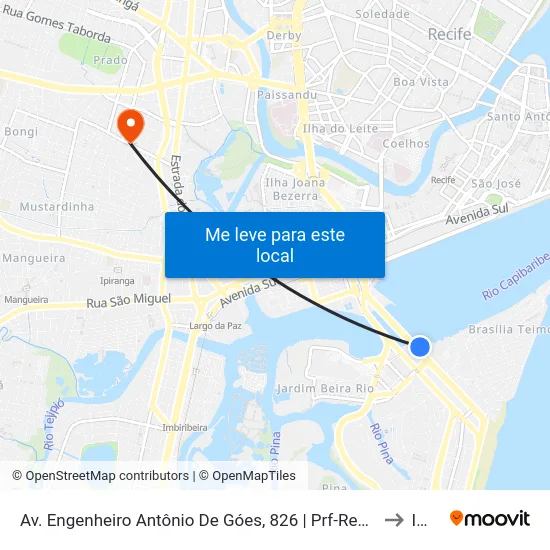 Av. Engenheiro Antônio De Góes, 826 | Prf-Regional Pe to IMIP map