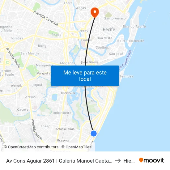 Av Cons Aguiar 2861 | Galeria Manoel Caetano to Hiene map