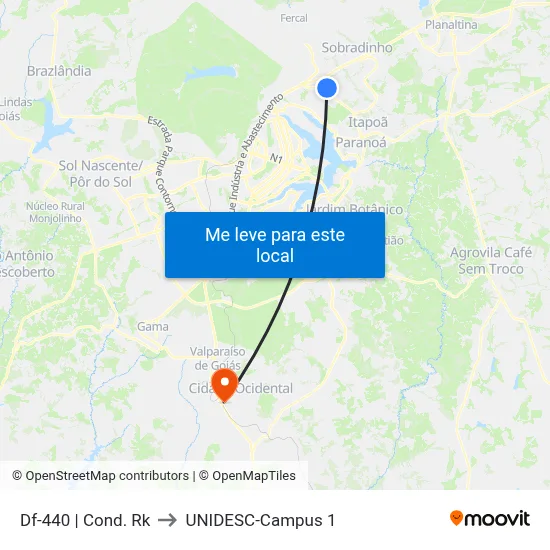 Df-440 | Cond. Rk to UNIDESC-Campus 1 map