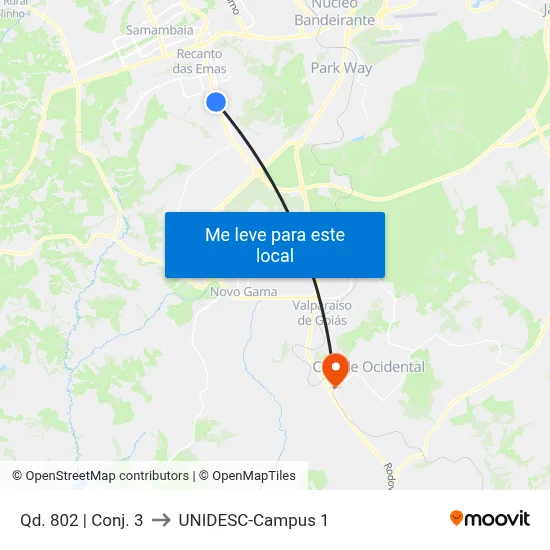 Qd. 802 | Conj. 3 to UNIDESC-Campus 1 map