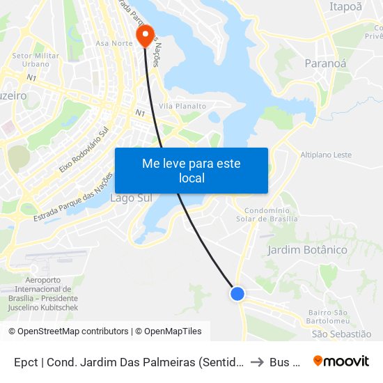 Epct | Cond. Jardim Das Palmeiras (Sentido São Sebastião) to Bus Plays map