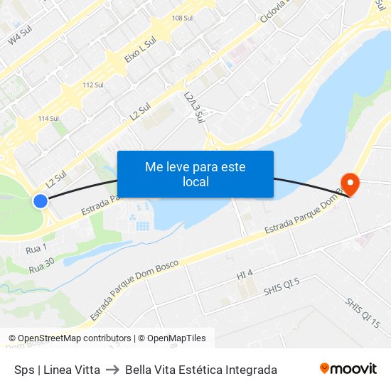 Sps | Linea Vitta to Bella Vita Estética Integrada map
