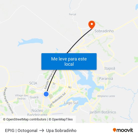 EPIG | Octogonal to Upa Sobradinho map