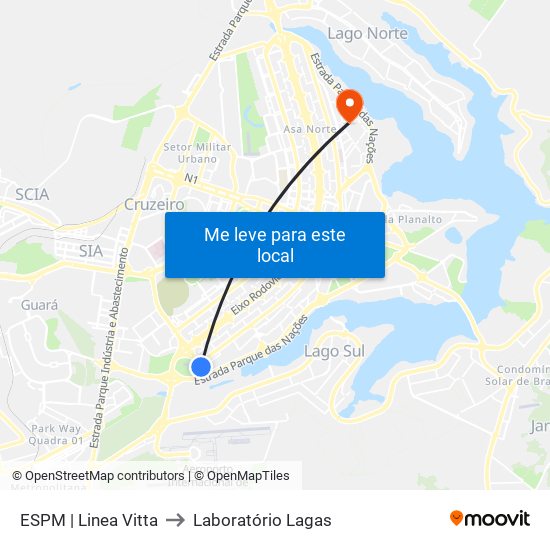 Sps| Embaixada Do Iraque to Laboratório Lagas map