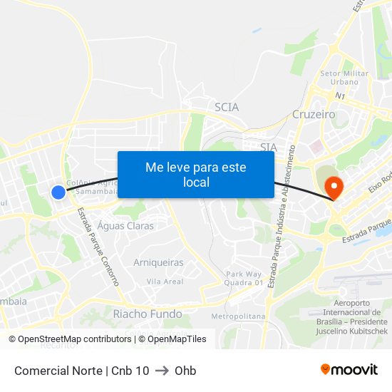 Comercial Norte | Cnb 10 to Ohb map