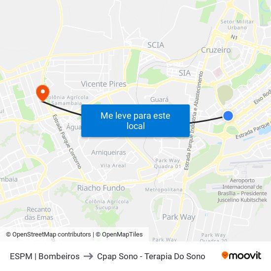 ESPM | Bombeiros to Cpap Sono - Terapia Do Sono map