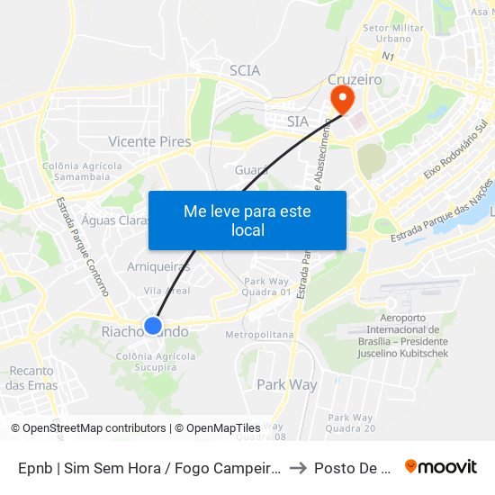 Epnb | Sim Sem Hora / Fogo Campeiro / Villa Brasil to Posto De Saude map