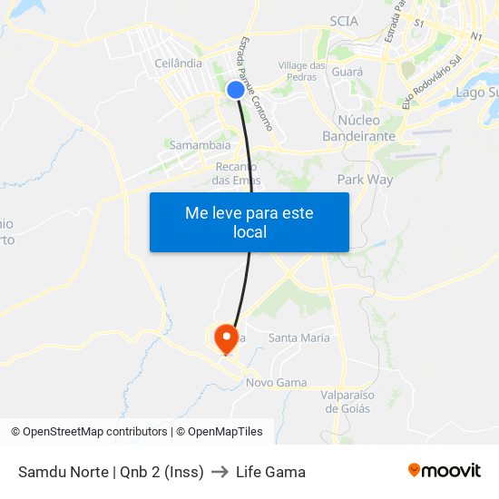 Samdu Norte | Qnb 2 (Inss) to Life Gama map