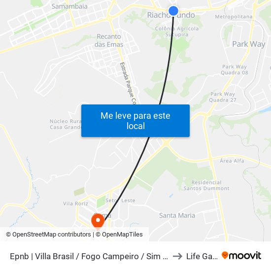 Epnb | Villa Brasil / Fogo Campeiro / Sim Sem Hora to Life Gama map