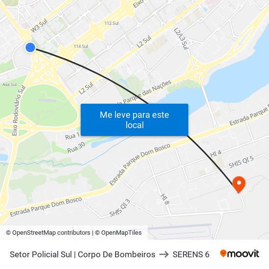 ESPM | Bombeiros to SERENS 6 map