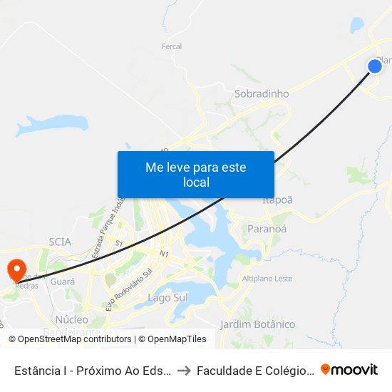 Estância I - Próximo Ao Edson Bike to Faculdade E Colégio Mauá map