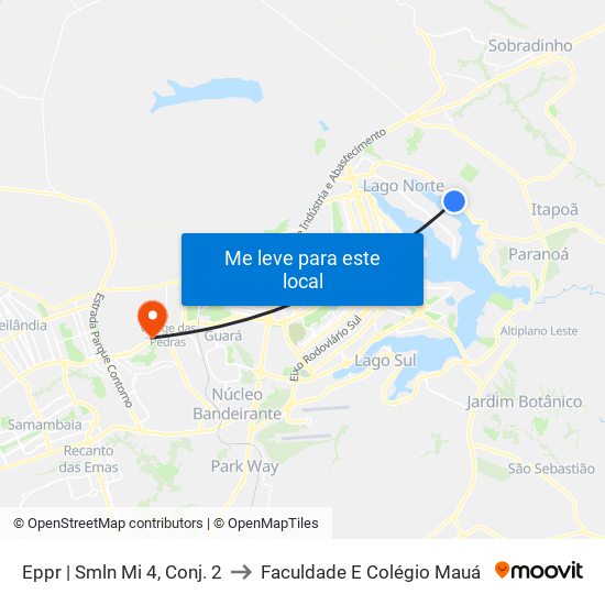 Eppr | Smln Mi 4, Conj. 2 to Faculdade E Colégio Mauá map