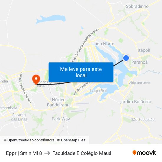Eppr | Smln Mi 8 to Faculdade E Colégio Mauá map