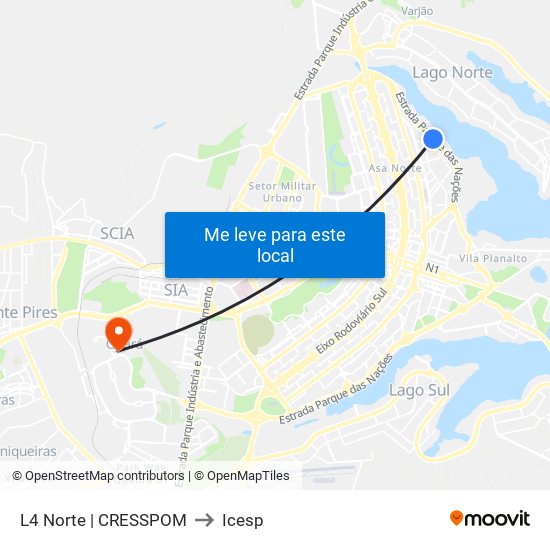 L4 Norte | CRESSPOM to Icesp map