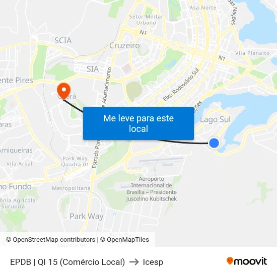EPDB | QI 15 (Comércio Local) to Icesp map