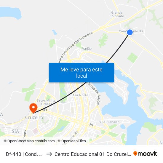 Df-440 | Cond. Rk to Centro Educacional 01 Do Cruzeiro map