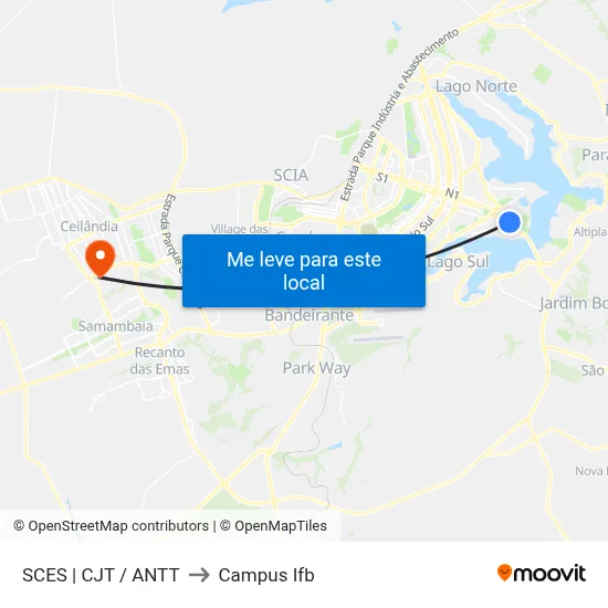 SCES | CJT / ANTT to Campus Ifb map