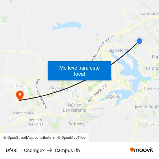 Df-001 | Ccomgex to Campus Ifb map