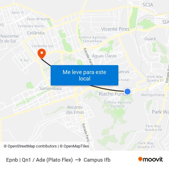 Epnb | Qn1 / Ade (Plato Flex) to Campus Ifb map
