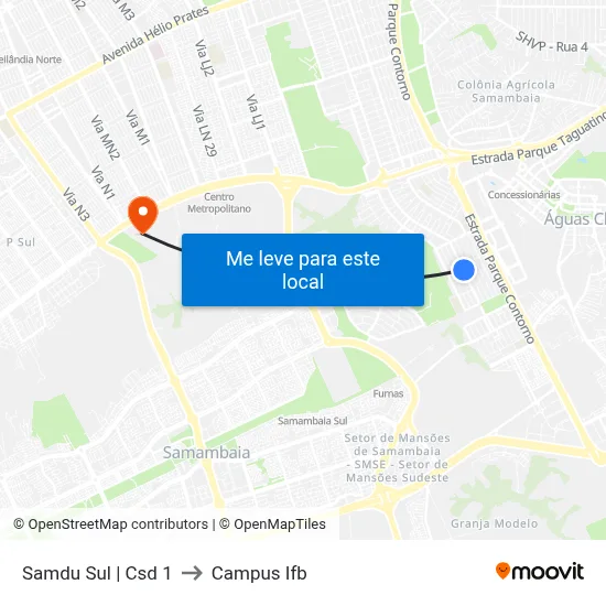 Samdu Sul | Csd 1 to Campus Ifb map