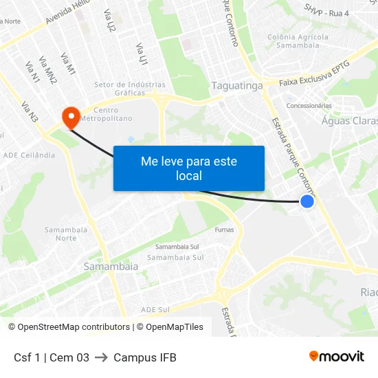 Csf 1 | Cem 03 to Campus IFB map