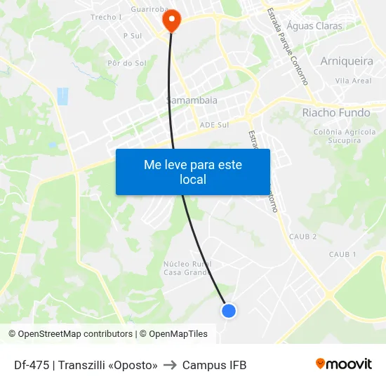 Df-475 | Transzilli «Oposto» to Campus IFB map