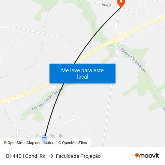 Df-440 | Cond. Rk to Faculdade Projeção map