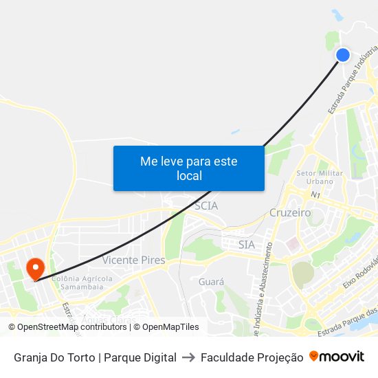 Granja Do Torto | Parque Digital to Faculdade Projeção map