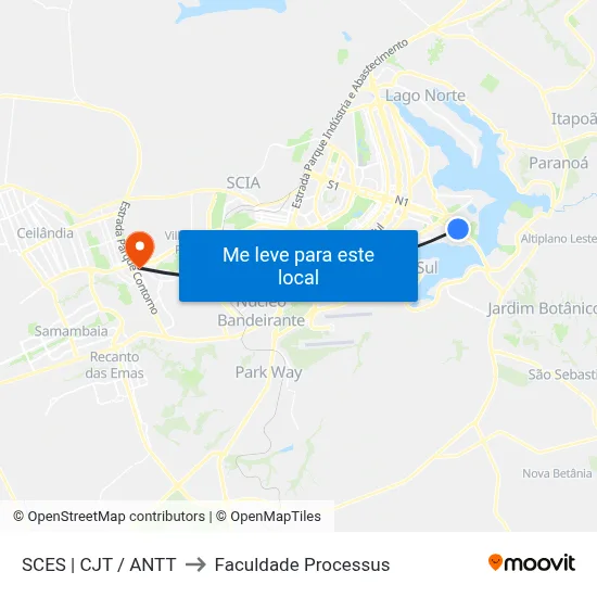 SCES | CJT / ANTT to Faculdade Processus map