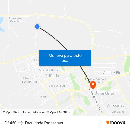 Df 450 to Faculdade Processus map