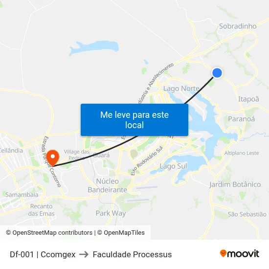 Df-001 | Ccomgex to Faculdade Processus map
