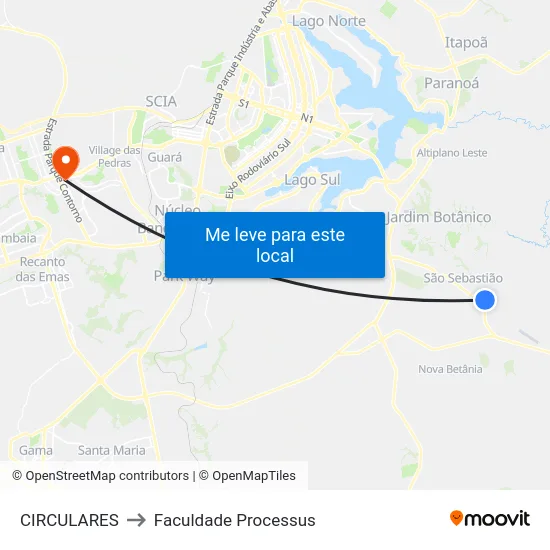 CIRCULARES to Faculdade Processus map