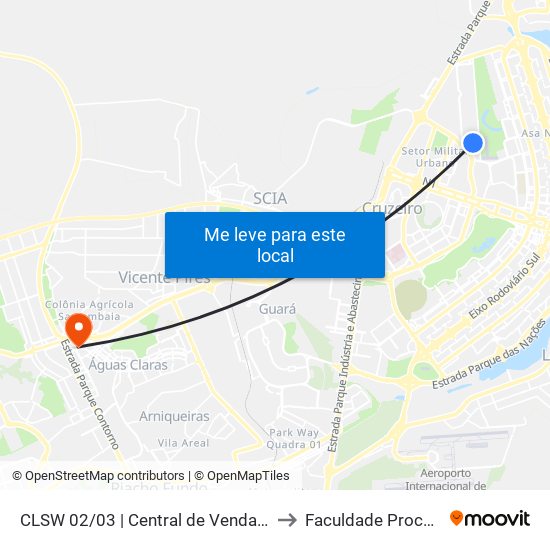 CLSW 02/03 | Central de Vendas Brasal to Faculdade Processus map