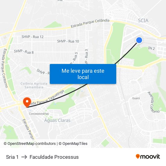 Sria 1 to Faculdade Processus map