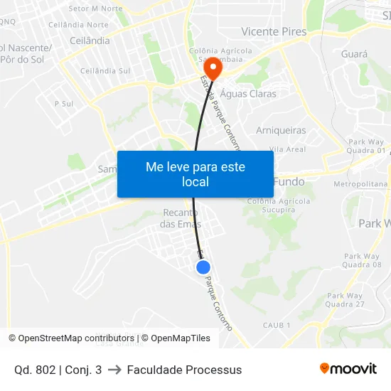 Qd. 802 | Conj. 3 to Faculdade Processus map