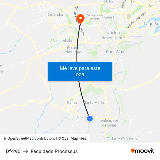 Df-290 to Faculdade Processus map