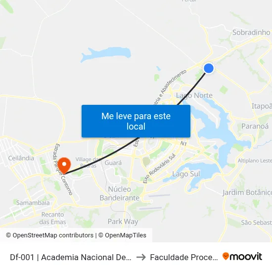 Df-001 | Academia Nacional De Polícia to Faculdade Processus map